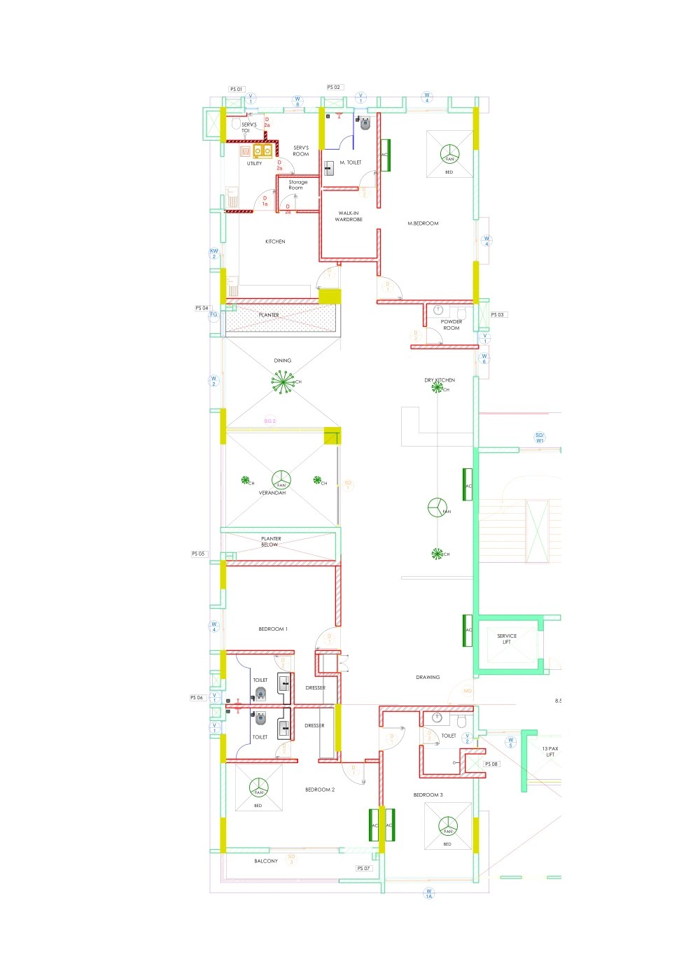 Air-conditioning points